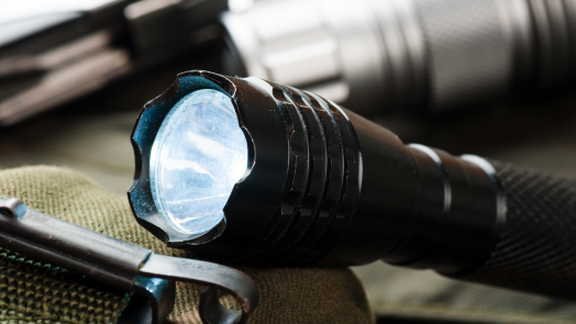 image of flashlight for post about the new daily study bible