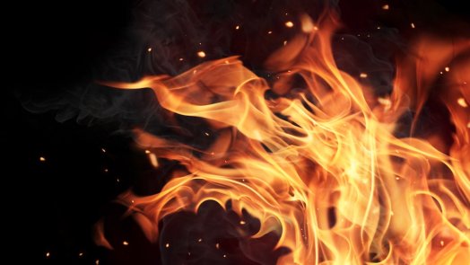image of fire to illustrate the strange fire in the Bible